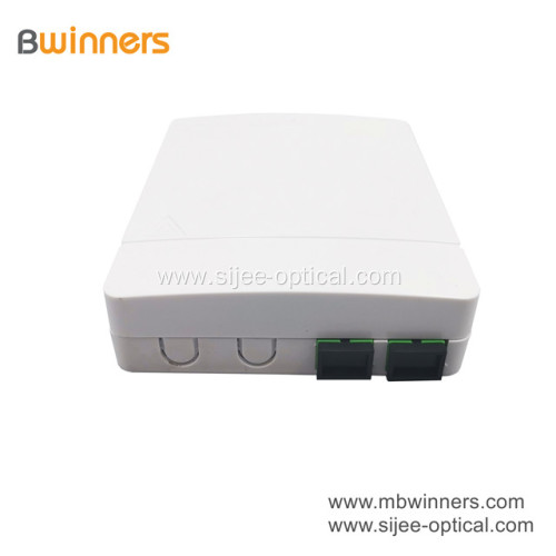 2 Cores Fiber Optic Wall Socket Faceplate Ftth Mini Terminal Box small box